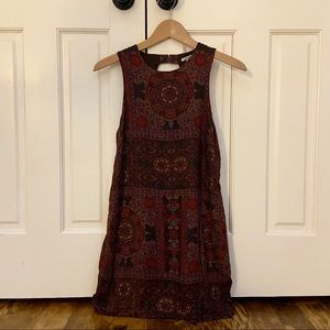 Patterned Mini Dress